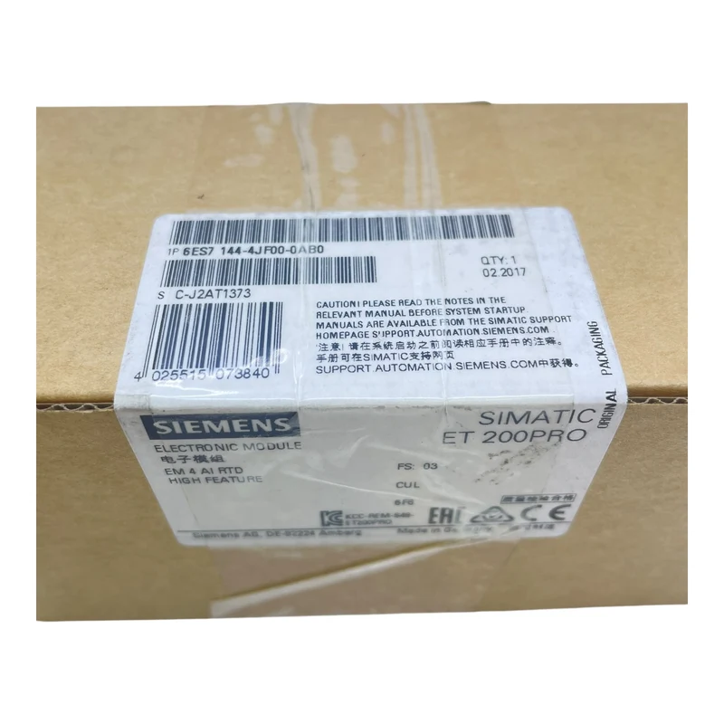 Siemens Modul ET200PRO 6ES7144-4JF00-0AB0 Modul EM 4 AI RTD High Feature