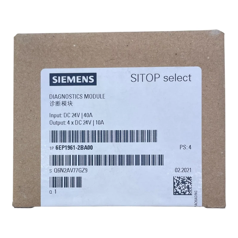 Siemens Diagnosemodul SITOP select 6EP1961-2BA00 24V 4x10A