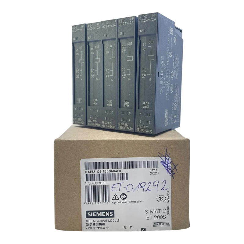 Siemens Ausgangsmodul SIMATIC S7 6ES7132-4BD30-0AB0 24VDC 4DO Ex Zone2 VE:5stk