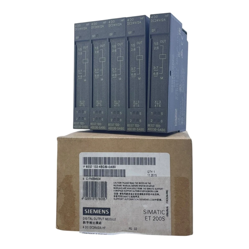 Siemens Ausgangsmodul SIMATIC S7 6ES7132-4BD30-0AB0 24VDC 4DO Ex Zone2 VE:5stk