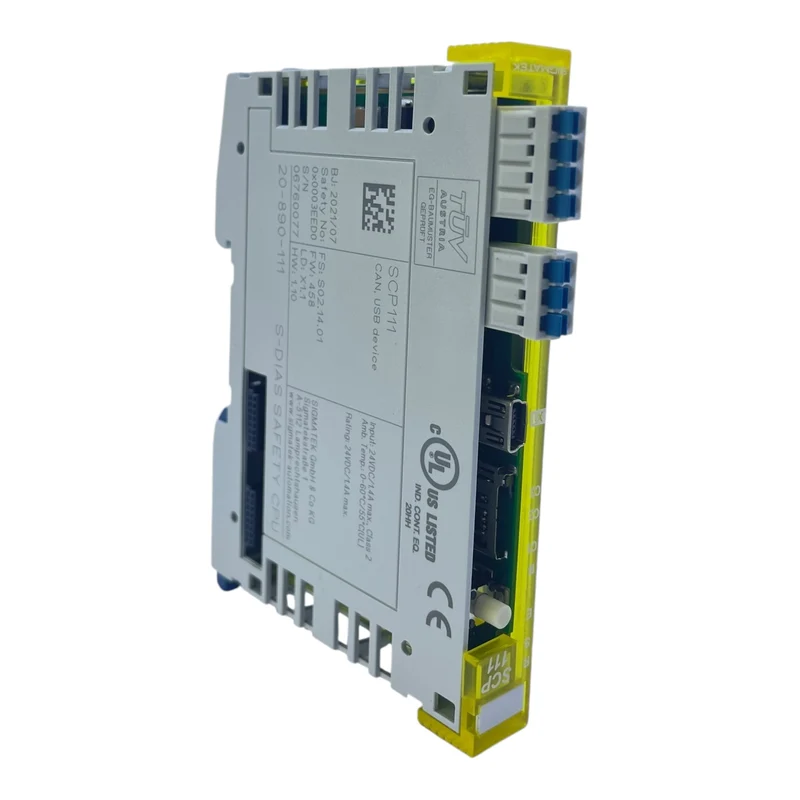 Sigmatek S-DIAS Safety CPU SCP111 20-890-111 CAN USB 24VDC 1.4A