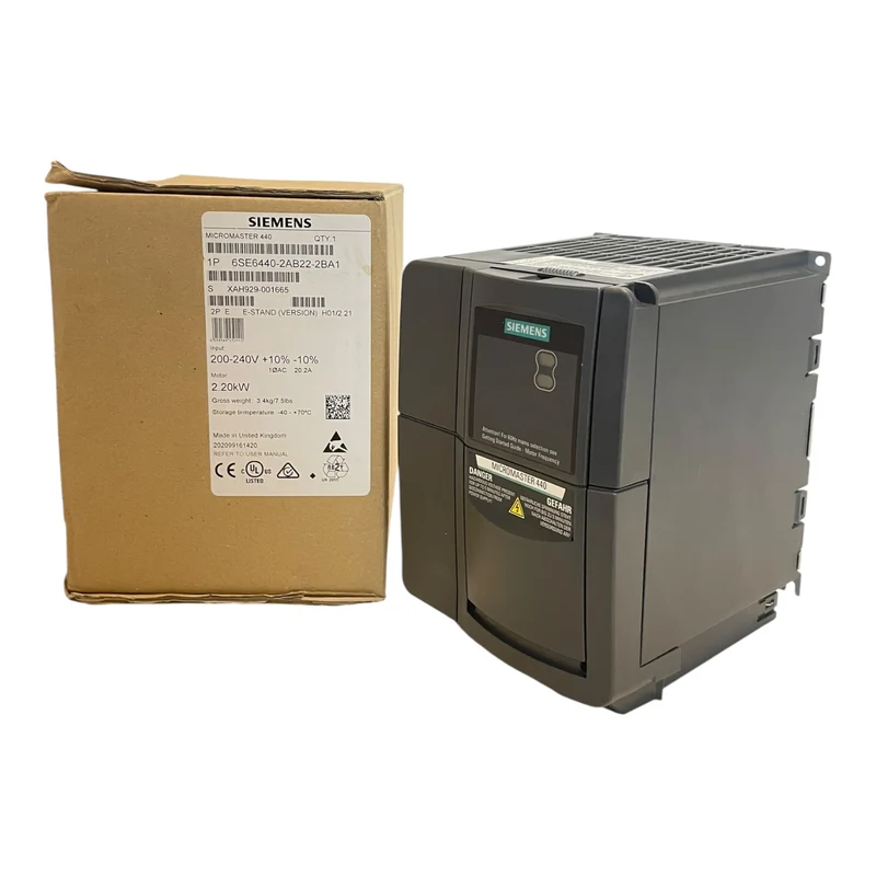 Siemens Frequenzumrichter 2,2kW Micromaster 440 6SE6440-2AB22-2BA1