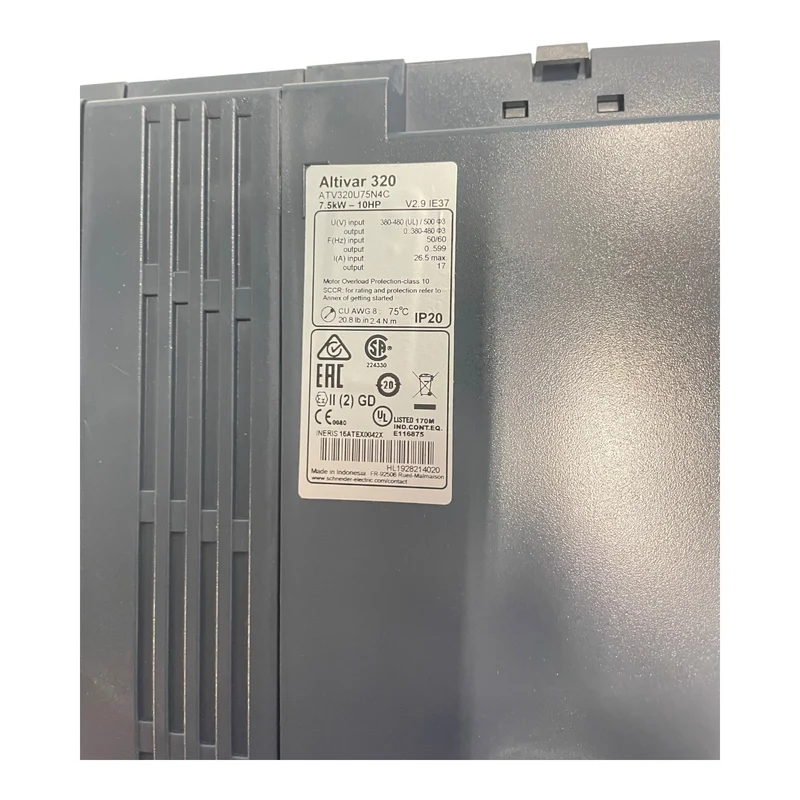 Schneider Frequenzumrichter 7,5kW ATV320U75N4C Altivar 320 3-phasig IP20