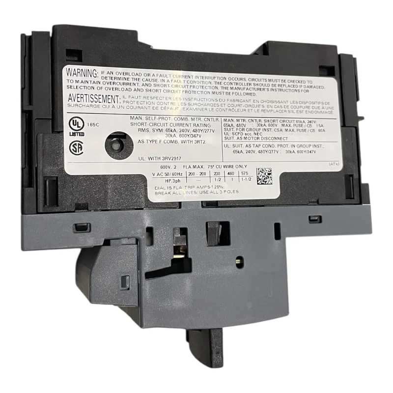 Siemens SIRIUS Leistungsschalter für den Motorschutz 1,4...2A 3RV2011-1BA20