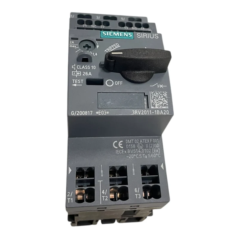 Siemens SIRIUS Leistungsschalter für den Motorschutz 1,4...2A 3RV2011-1BA20