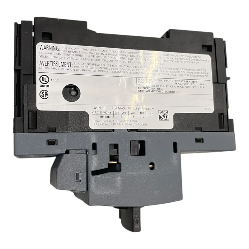 Siemens Leistungsschalter Baugröße S00 für den Trafoschutz 10.16A 3RV2411-4AA20