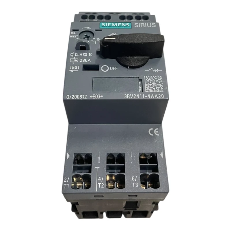 Siemens Leistungsschalter Baugröße S00 für den Trafoschutz 10.16A 3RV2411-4AA20
