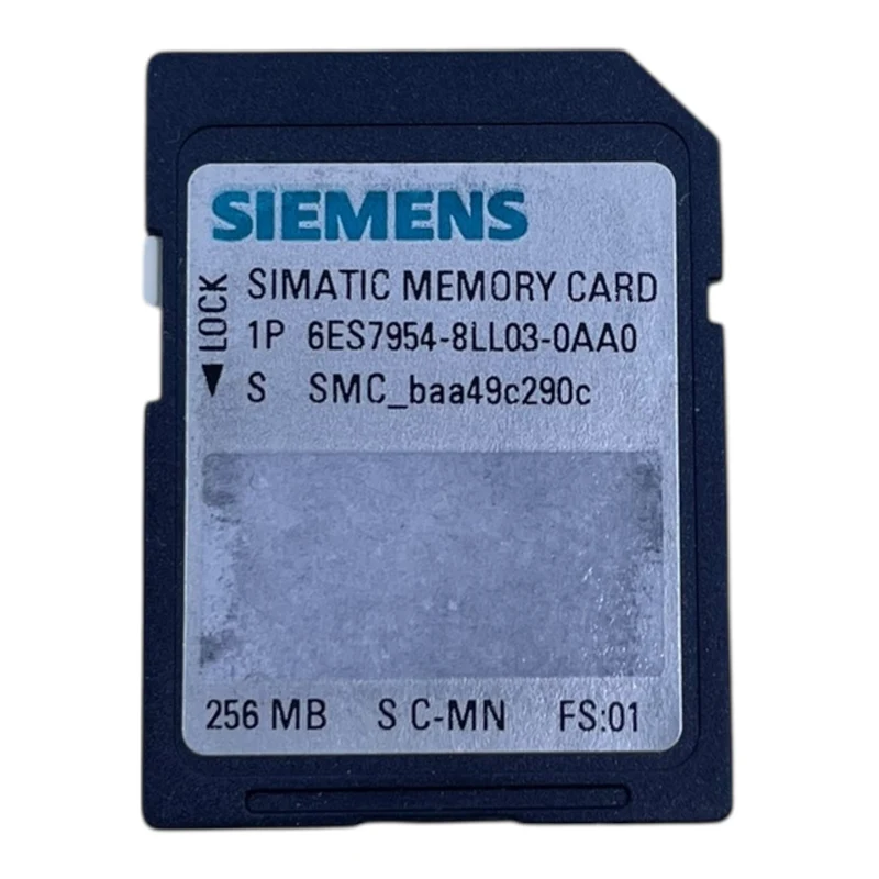 Siemens SIMATIC S7 Memory Card für S7 CPU 256MB 6ES7954-8LL03-0AA0 Industrie