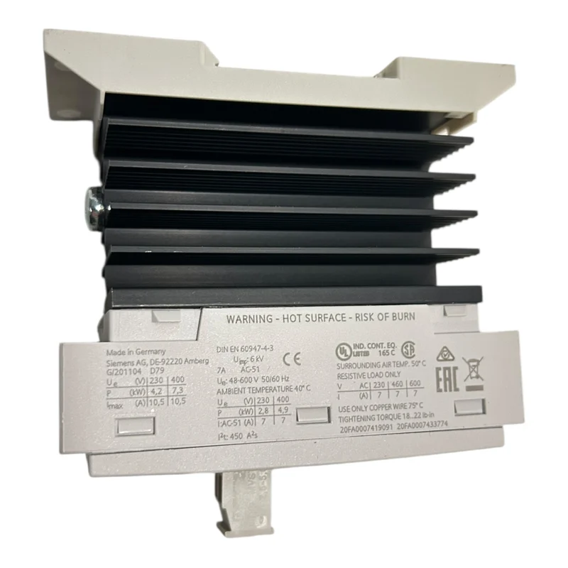 Siemens Halbleiterschütz 3-phasig 3RF2410-1AC45 Geeignet für die Industrie