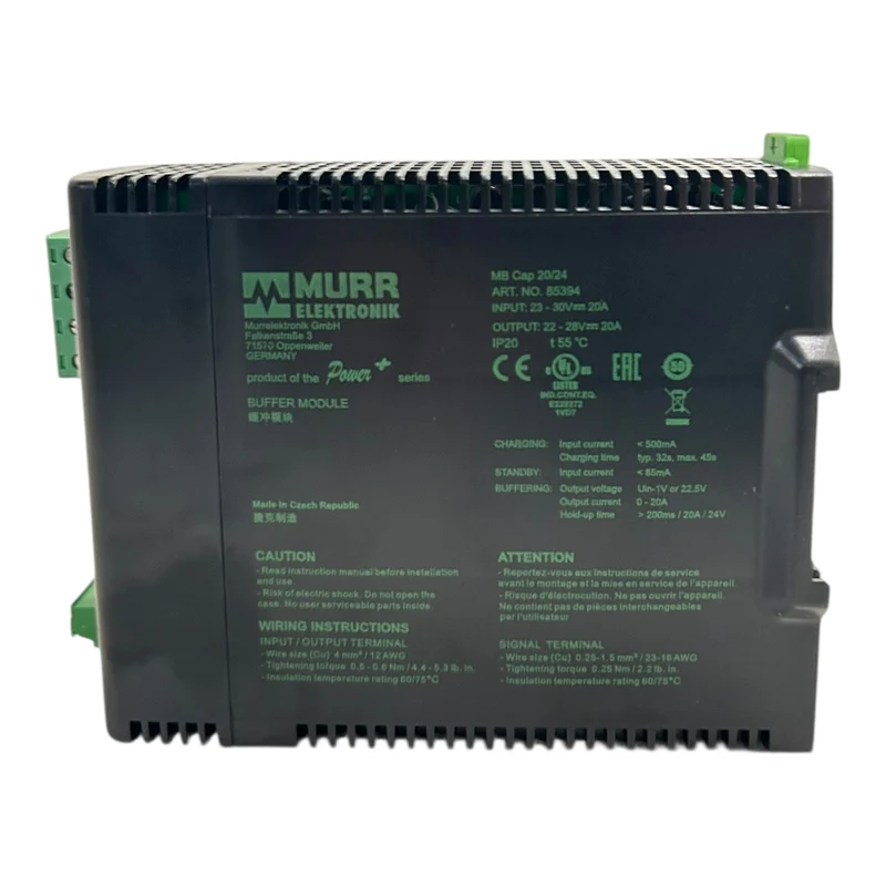 Murr MB Cap Puffermodul 85394 Puffermodul von Murr Geeignet für die Industrie