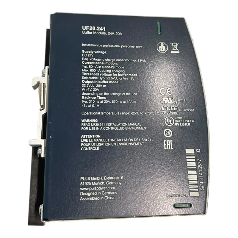 Puls Puffermodul DC 24 V UF20.241 Puffermodul von Puls für die Industrie