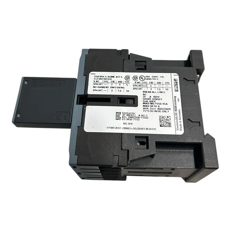 Siemens SIRIUS Leistungsschütz mit Hilfskontakt 3RT2017-2BB42 3RT2916-1LM00