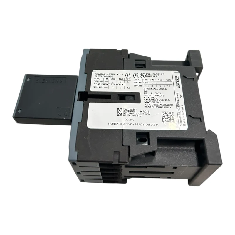 Siemens SIRIUS Leistungsschütz mit Hilfskontakt 3RT2016-2BB41 3RT2916-1EH00