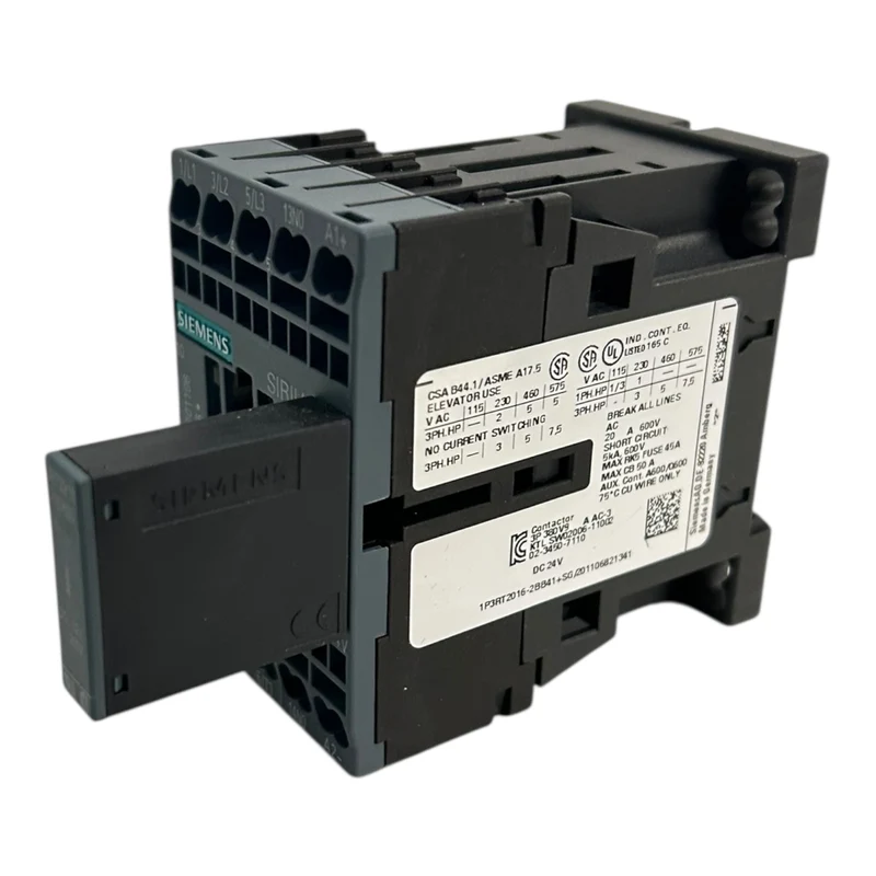 Siemens SIRIUS Leistungsschütz mit Hilfskontakt 3RT2016-2BB41 3RT2916-1EH00