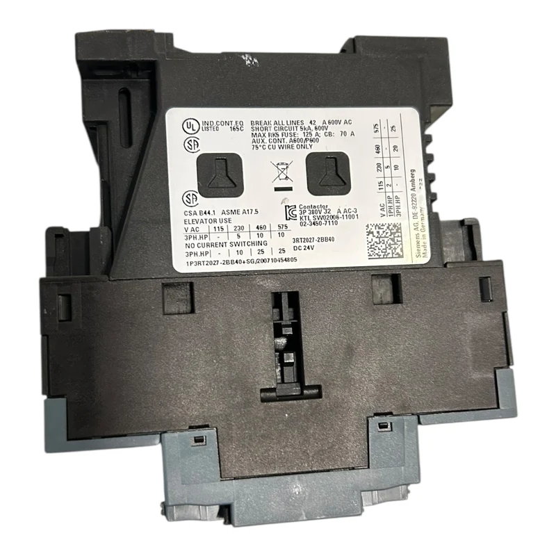 Siemens SIRIUS Leistungsschütz 3RT2027-2BB40 Leistungsschütz von Siemens