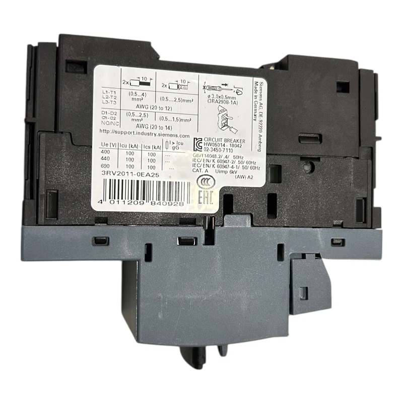 Siemens Leistungsschalter S00 für den Motorschutz 0,28...0,4A 3RV2011-0EA25