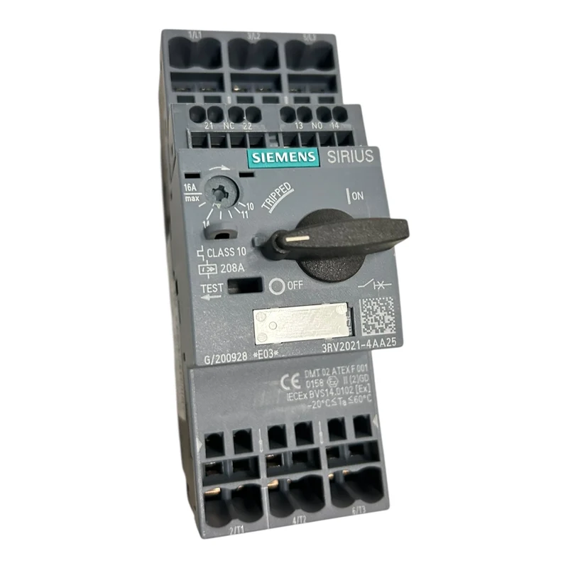 Siemens Leistungsschalter Baugröße S0 für den Motorschutz 10...16A 3RV2021-4AA25