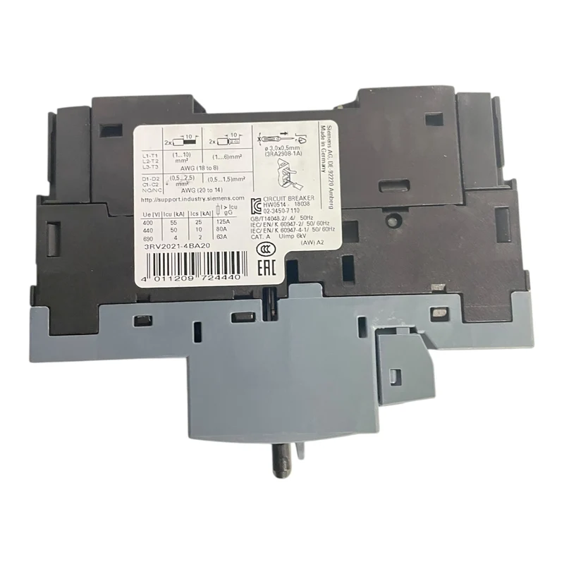 Siemens Leistungsschalter Baugröße S0 für den Motorschutz 13...20A 3RV2021-4BA20