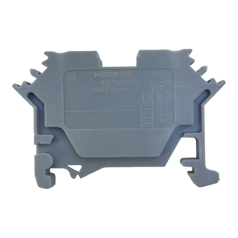 WAGO Reihenklemme 280-601 2-Leiter 800V 24A Grau VE:62 Stück