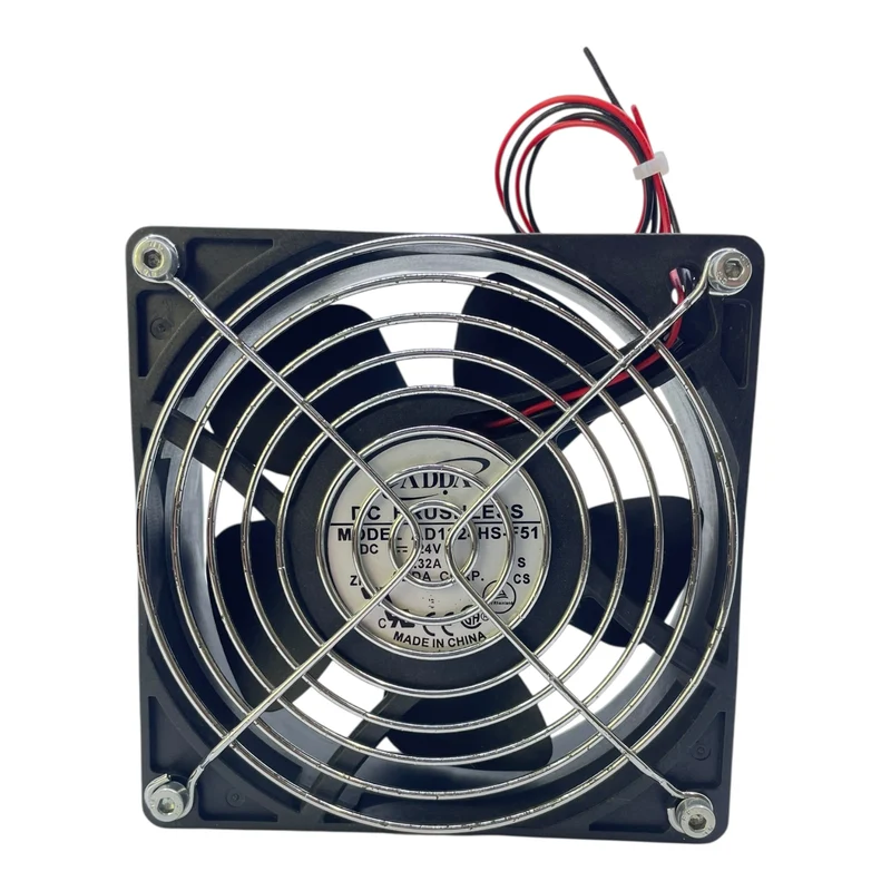 ADDA DC-Lüfter AD1224HS-F51 120×120mm 24V 0,32A mit Schutzgitter