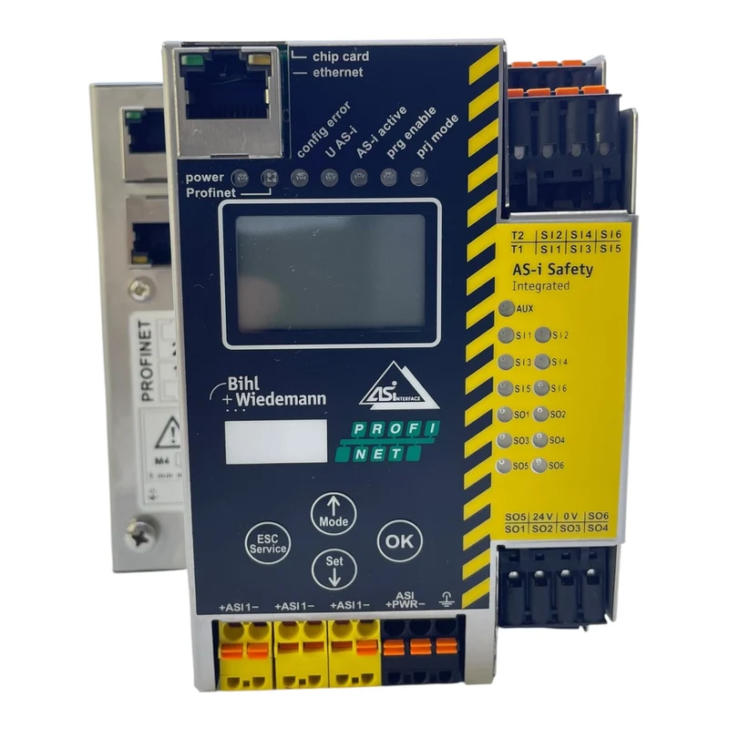 Bihl+Wiedemann BWU2798 AS-i 3.0 PROFINET Gateway mit Safety Monitor