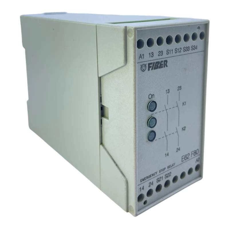 FIBER Not-Aus-Relais E62 F80 Sicherheitsrelais 24V AC/DC
