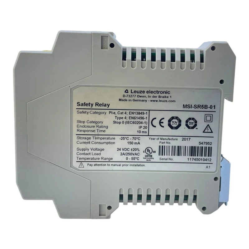 Leuze MSI-SR5B-01 Sicherheitsrelais 24VDC 2A/250VAC