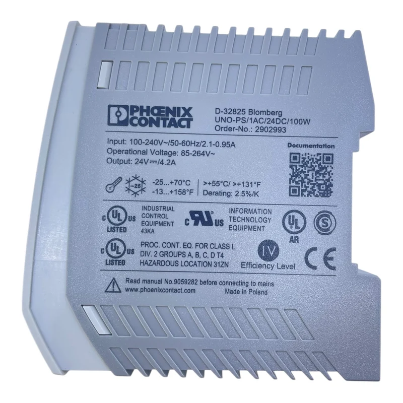 Phoenix Contact Netzteil UNO-PS/1AC/24DC/100W 24V 4,2A 100W Hutschiene