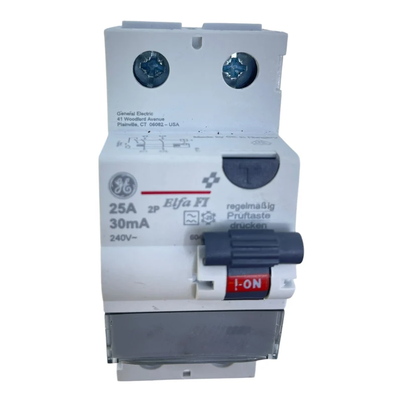 GE General Electric FI-Schutzschalter 25A 30mA 2-polig Elfa FI 240V