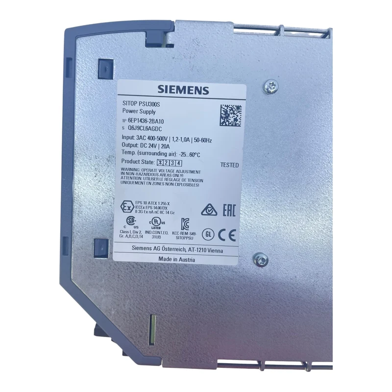 Siemens SITOP PSU300S Stromversorgung 6EP1436-2BA10 24V 20A