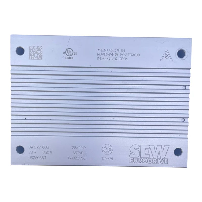 SEW EURODRIVE BW072-003 Bremswiderstand 72Ω 250W 850VDC für MOVIDRIVE / MOVITRAC