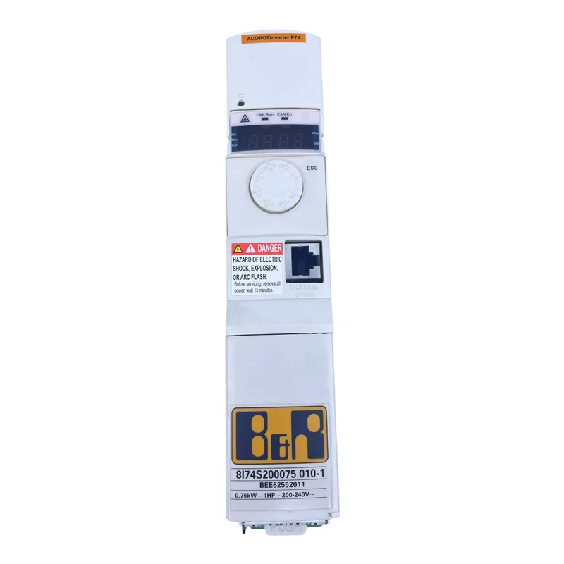 B&R Frequenzumrichter 0,75kW 8I74S200075.010-1 1HP 200–240V