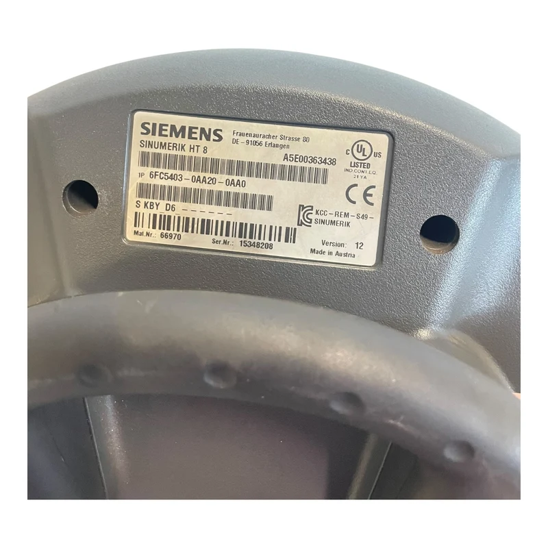 Siemens SINUMERIK HT8 Bediengerät 6FC5403-0AA20-0AA0 mit Not-Aus & Kabel