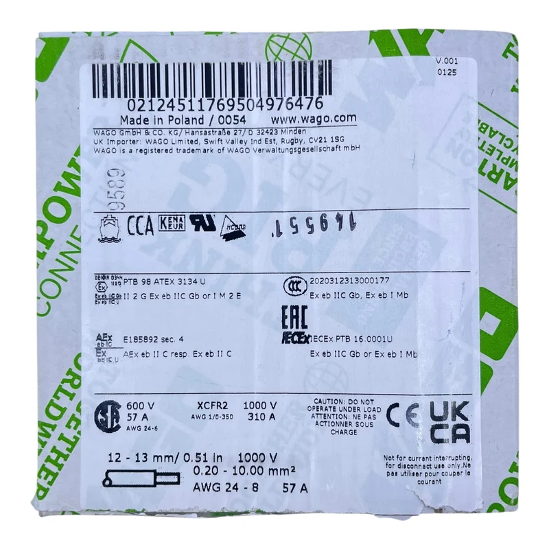 WAGO Potentialabgriff 285-407 Power Tap VE:6stk