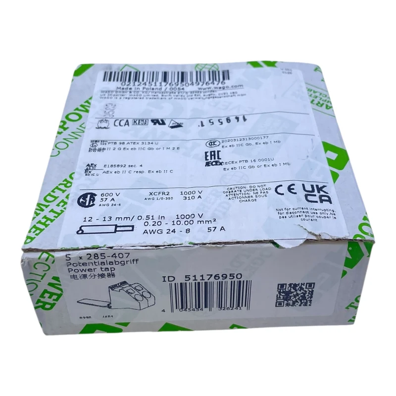 WAGO Potentialabgriff 285-407 Power Tap VE:6stk