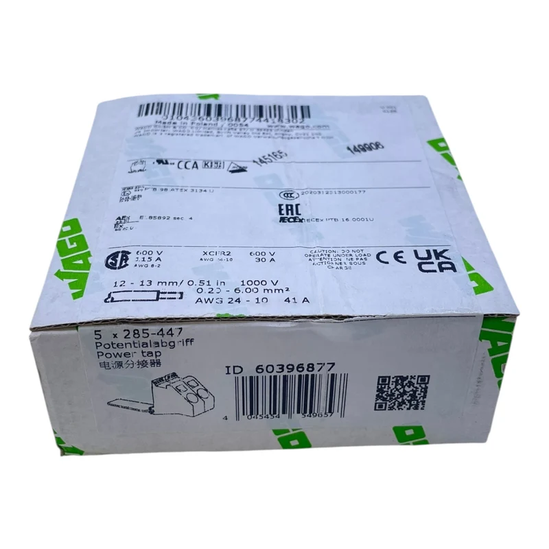 Wago Potentialabgriff Power Tap 285-447 VE:10 Stück
