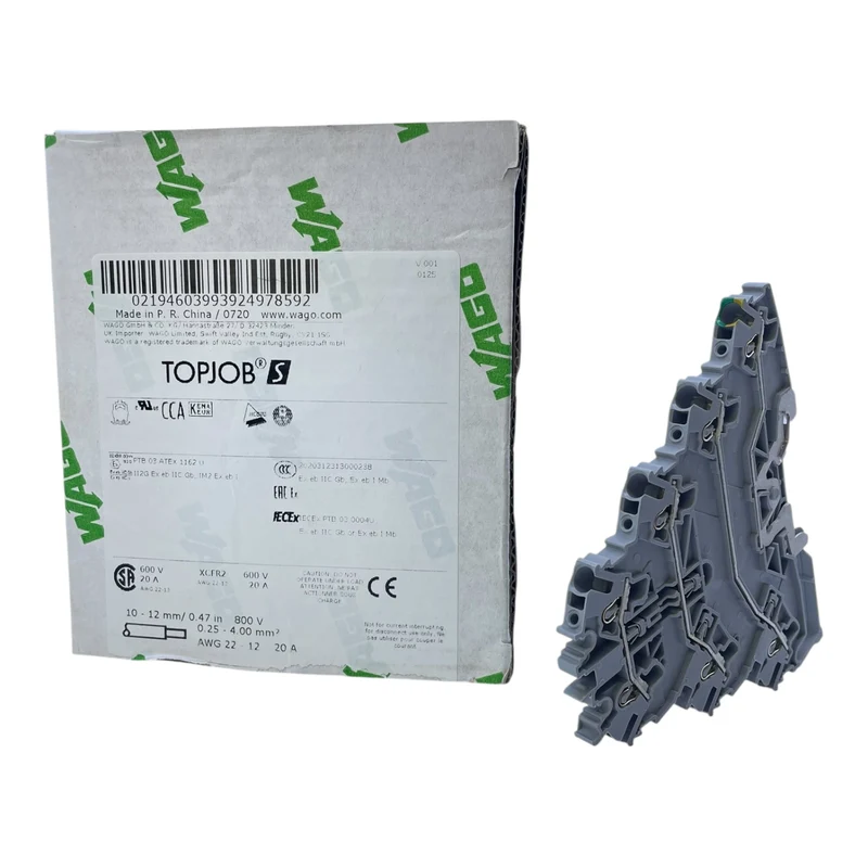 WAGO Vierstock-Reihenklemme 2,5mm² 2002-4127 VE:15 Stk
