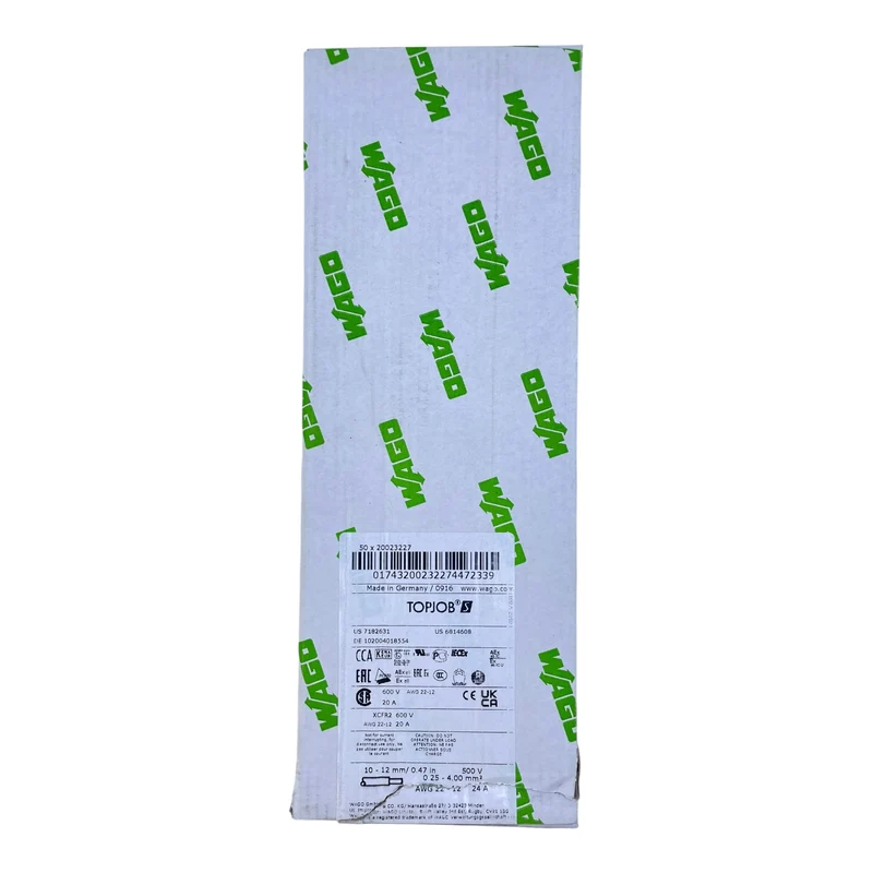 WAGO Dreistockklemme Durchgangsklemme 2002-3227 Triple-Deck Terminal Block VE:40 Stk