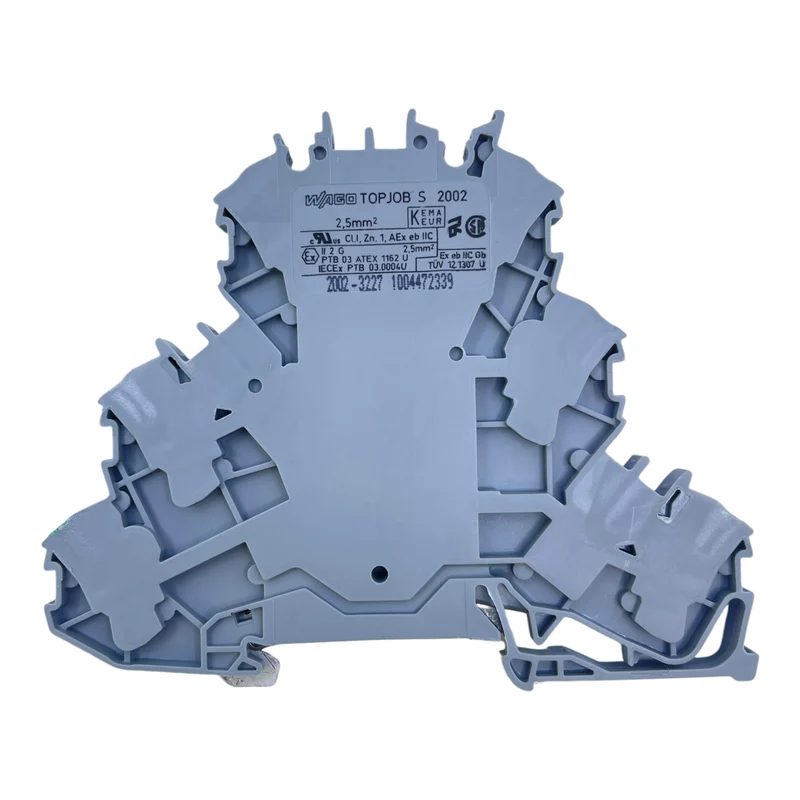 WAGO Dreistockklemme Durchgangsklemme 2002-3227 Triple-Deck Terminal Block VE:40 Stk