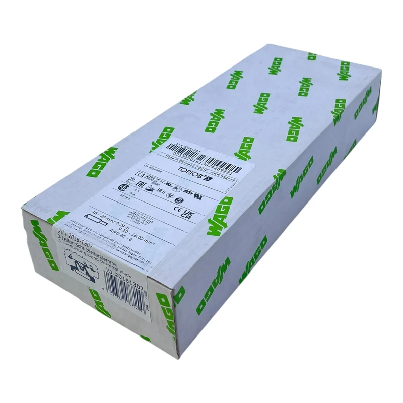 WAGO Schutzleiterklemme 16mm² 2016-1307 VE:20 Stück