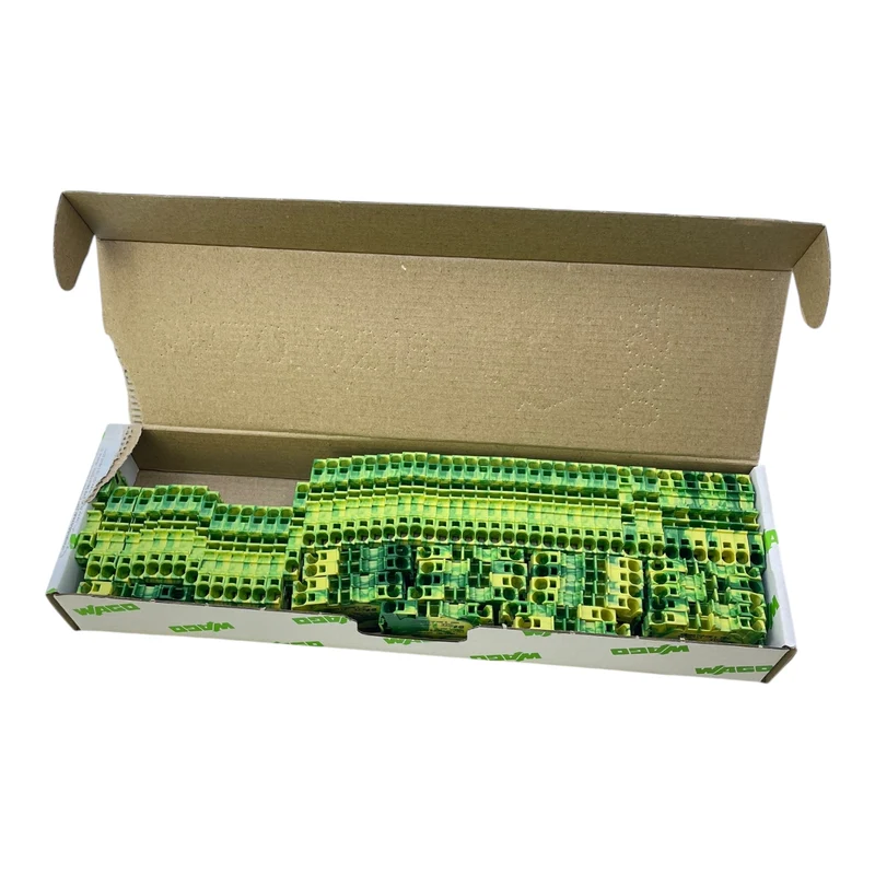 WAGO 2-Leiter-Schutzleiterklemme 4mm² 2004-1207 VE:71stk