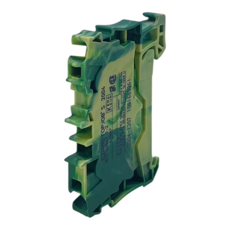 WAGO 2-Leiter-Schutzleiterklemme 4mm² 2004-1207 VE:71stk