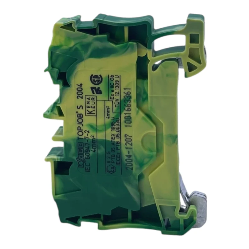 WAGO 2-Leiter-Schutzleiterklemme 4mm² 2004-1207 VE:71stk
