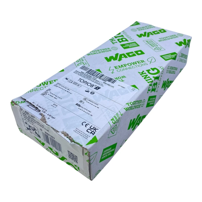 WAGO Reihenklemme 2002-1207 2,5 mm² grün/gelb Ex-Schutz TOPJOB S VE: 99 Stk