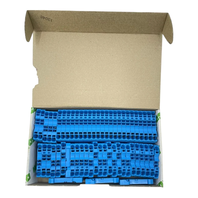 WAGO 2-Leiter-Durchgangsklemme 6mm² Blau 2006-1204 VE: 57 Stk