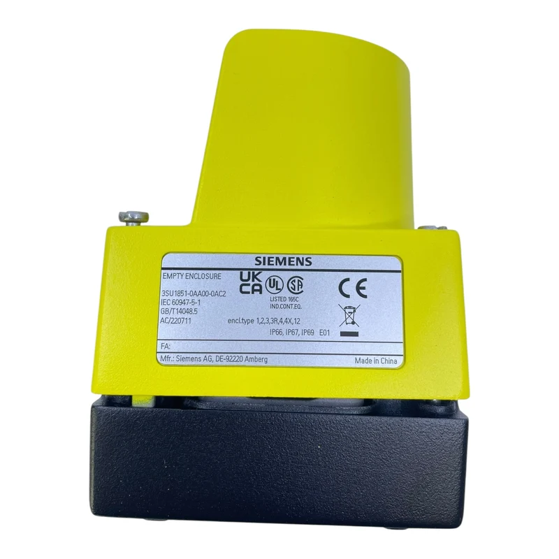 Siemens Leergehäuse Gelb für Not-Halt-Taster 3SU1851-0AA00-0AC2 M20