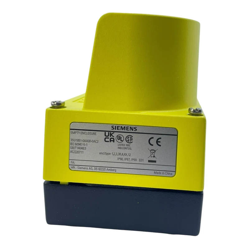 Siemens Leergehäuse Gelb für Not-Halt-Taster 3SU1851-0AA00-0AC2 M20