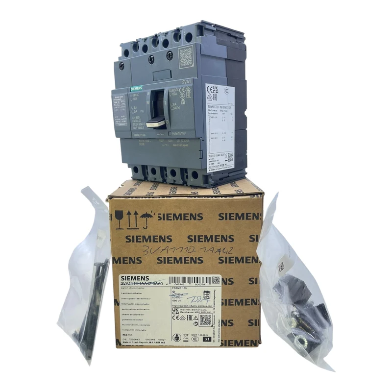 Siemens Leistungsschalter 160A 3VA1110-1AA42-0AA0 3-polig