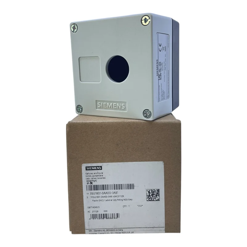 Siemens Leergehäuse 1-fach 3SU1801-0AA00-0AB1 M20 IP66/IP67/IP69