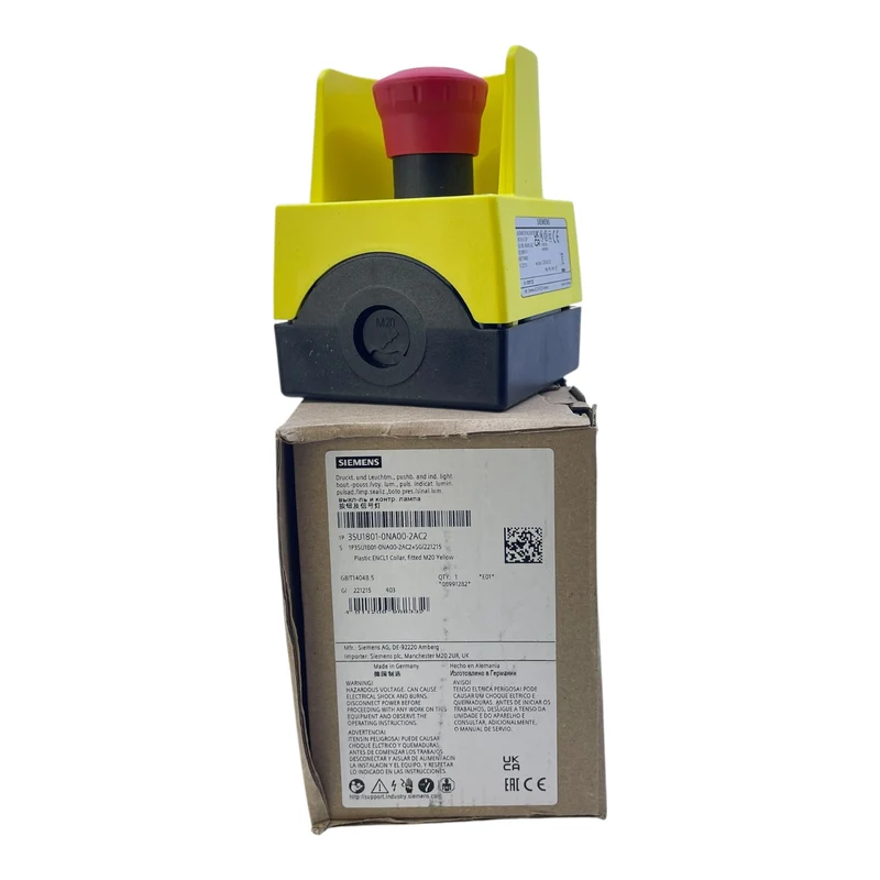 Siemens Not-Halt Schalter 3SU1801-0NA00-2AC2 IP66/IP67/IP69K Gehäuse Siemens